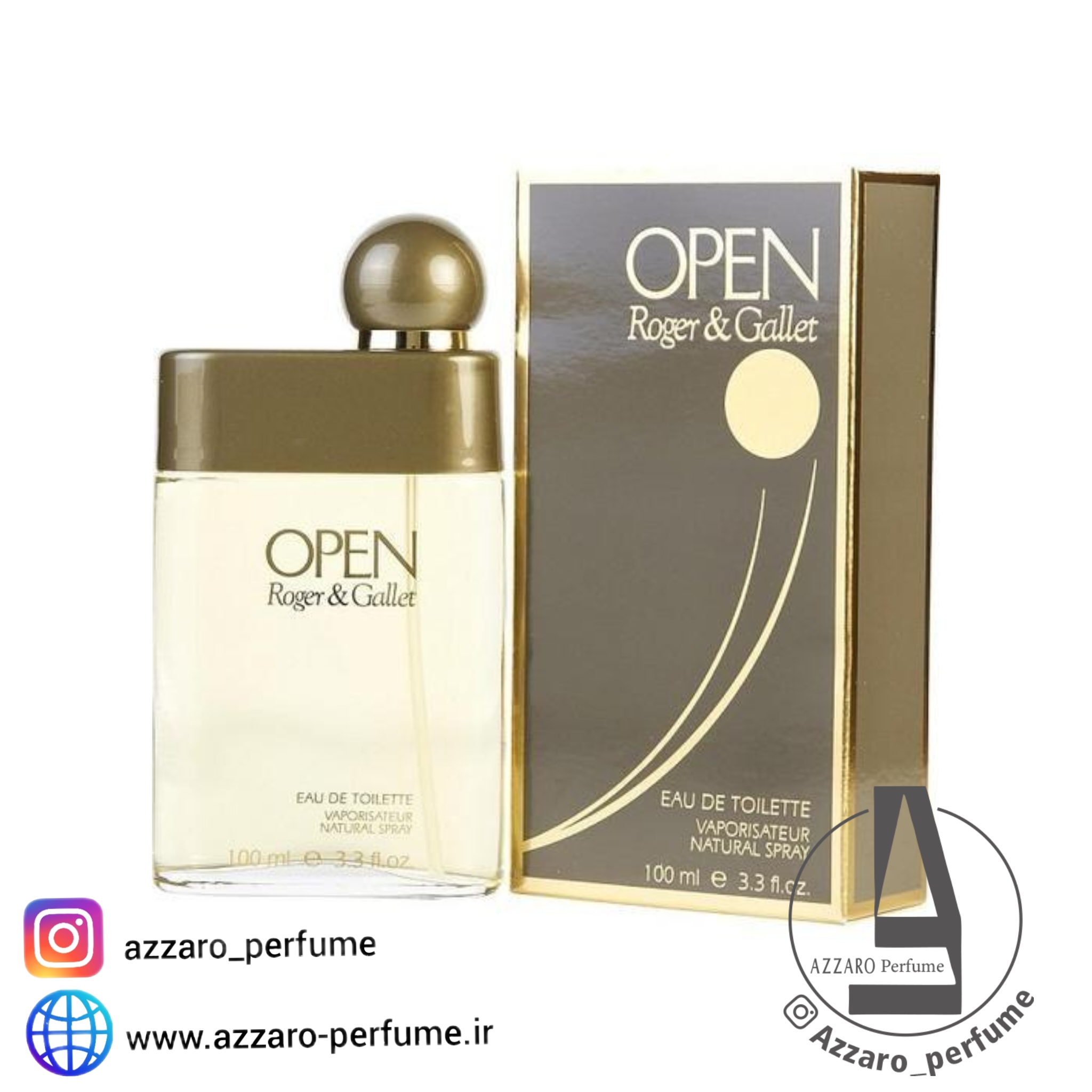 ادکلن مردانه اپن-اوپن حجم 100 میل-فروشگاه اینترنتی آرایشی بهداشتی آزارو 