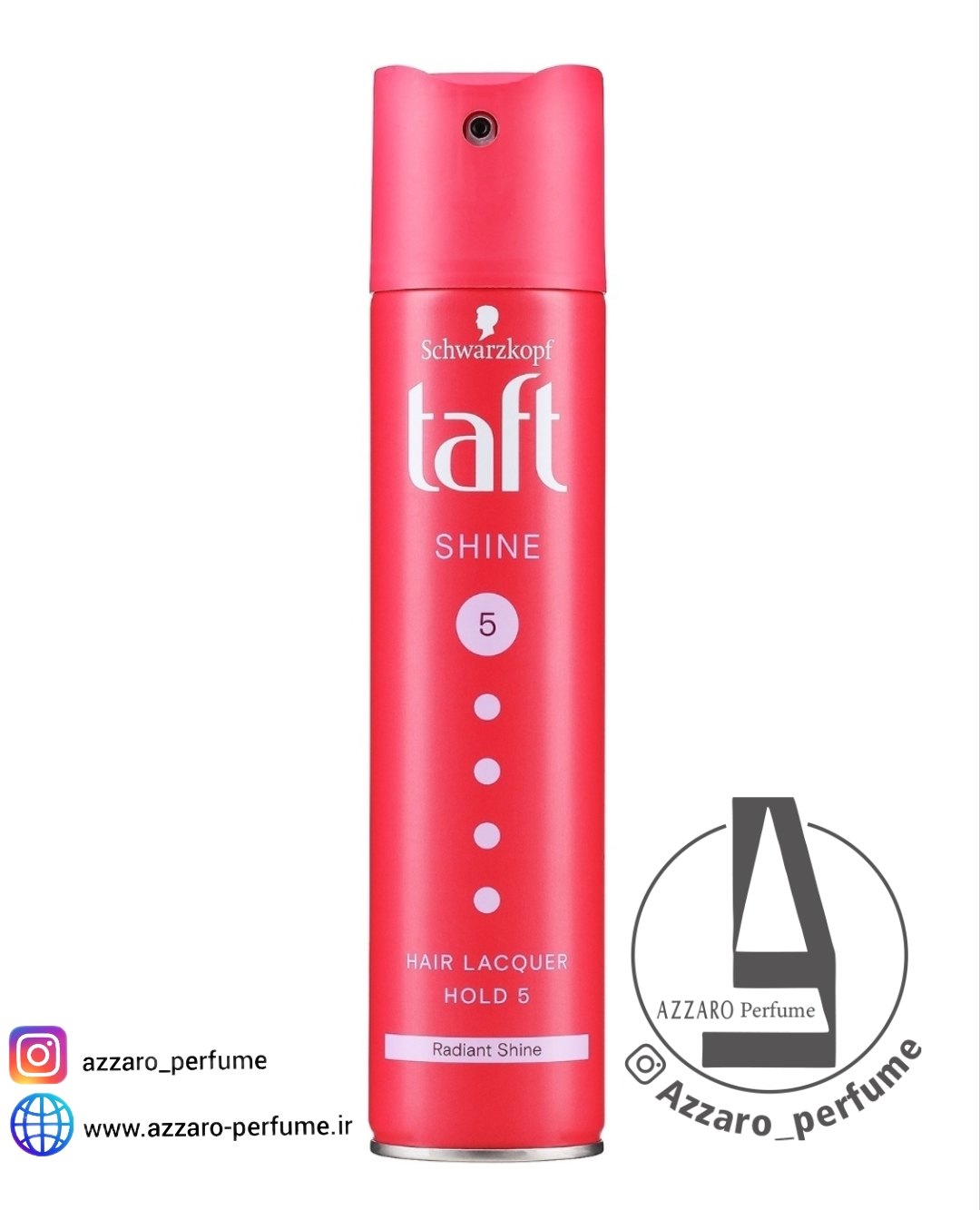 اسپری حالت دهنده و درخشان کننده موی برند تافت Taft Shine حجم 250 میل-فروشگاه اینترنتی آرایشی بهداشتی آزارو 