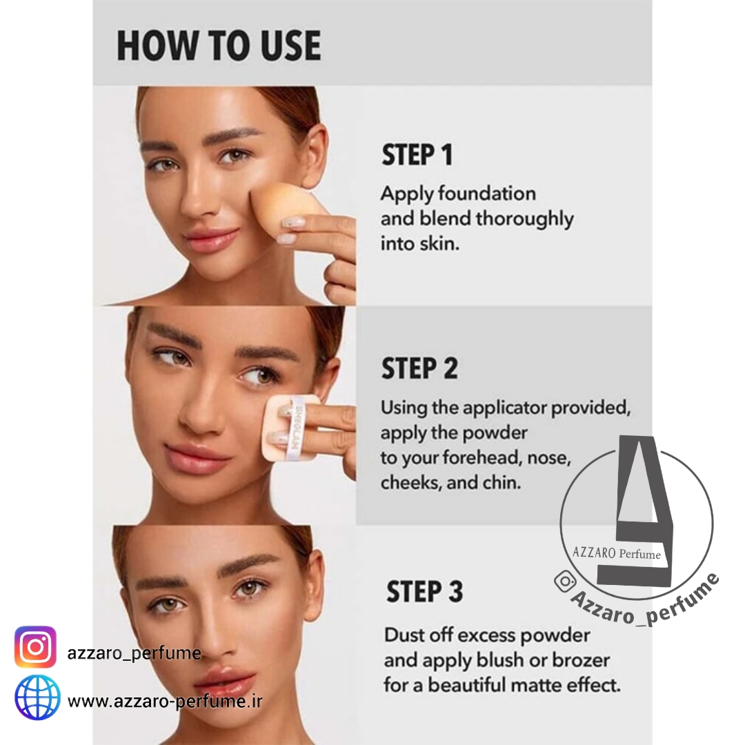 پودر کنترل چربی شیگلم رنگ nude pink_فروشگاه اینترنتی آرایشی بهداشتی آزارو 