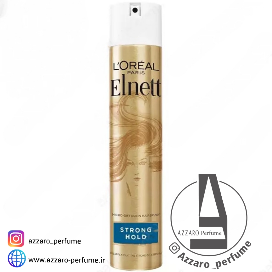 اسپری نگهدارنده حالت مو لورال النت مدل استرانگ هولد 300 میل-فروشگاه اینترنتی آرایشی بهداشتی آزارو 