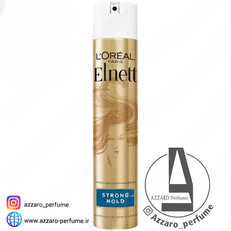اسپری نگهدارنده حالت مو لورال النت مدل استرانگ هولد 300 میل-فروشگاه اینترنتی آرایشی بهداشتی آزارو 