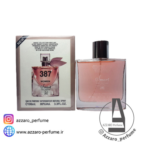 ادکلن زنانه اسمارت کالکشن شماره ۳۸۷ رایحه لانکوم لا ویه است بلا حجم۱۰۰ میل-فروشگاه اینترنتی آرایشی بهداشتی آزارو در شیراز