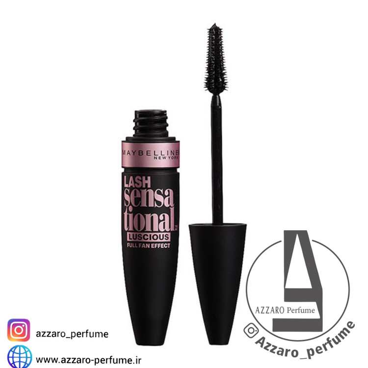 ریمل میبلین حجم دهنده و فوق العاده مشکی MAYBELLINE مدل Lash Sensational Luscious -فروشگاه اینترنتی آرایشی بهداشتی آزارو در شیراز