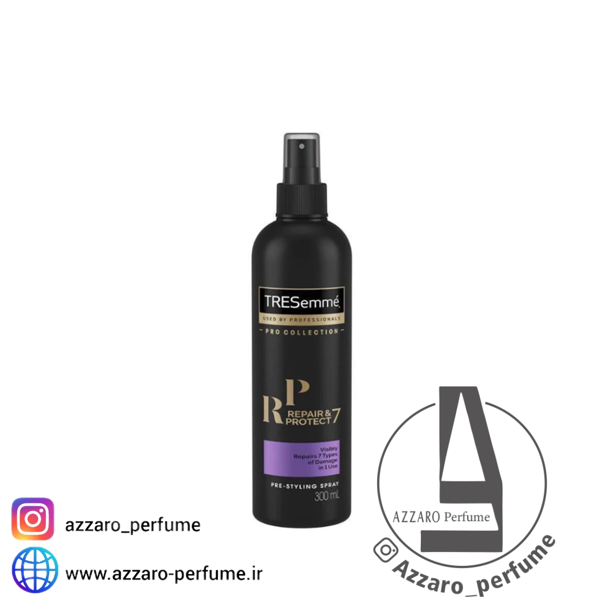 اسپری ترمیم کننده و محافظت کننده ترزمه Tresemme Repair حجم 300 میل-فروشگاه اینترنتی آرایشی بهداشتی آزارو در شیراز