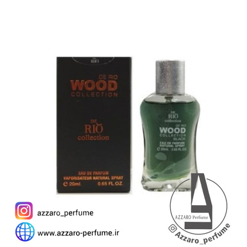 ادکلن مردانه دیسکوارد ریو کالکشن مدل ریو وود مشکی (Rio Wood Black) حجم 20 میل