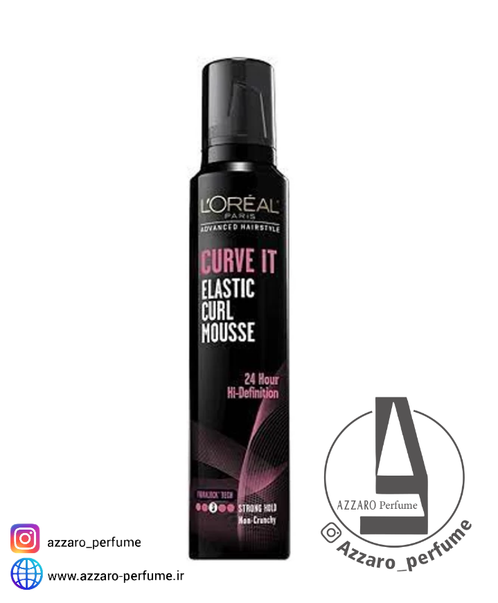 موس فر کننده موی لورال مدل الاستیک کرل حجم 235 گرم-فروشگاه اینترنتی آرایشی بهداشتی آزارو در شیراز