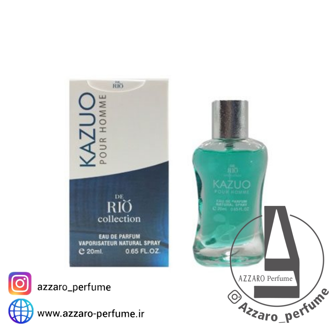 ادکلن مردانه کنزو ریو کالکشن مدل کازو پور هوم حجم 20 میل-فروشگاه اینترنتی آرایشی بهداشتی آزارو در شیراز