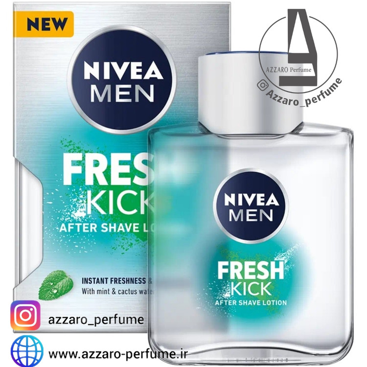 افترشیو نیوا مدل فرش کیک Nivea Fresh Kick Lotion حجم 100 میلی لیتر-فروشگاه اینترنتی آرایشی بهداشتی آزارو در شیراز