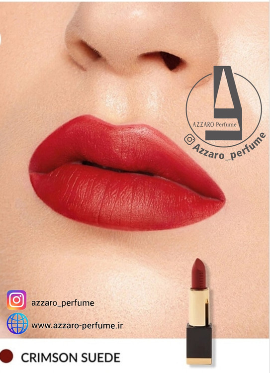 رژ لب مات شیگلم رنگ crimson suede_فروشگاه اینترنتی آرایشی بهداشتی آزارو در شیراز