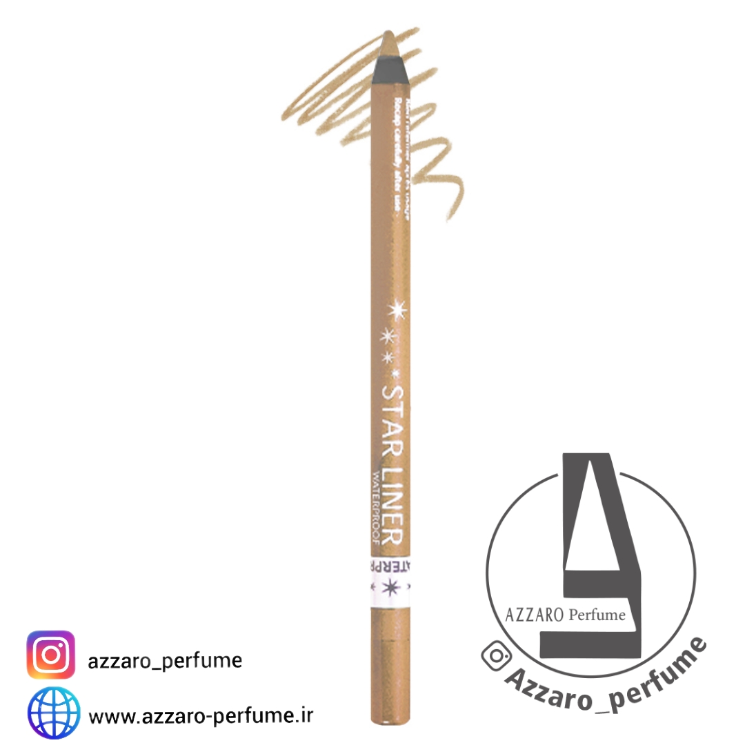 مداد چشم کرمی ضد آب آرکانسیل مدل استار لاینر شماره 512-فروشگاه اینترنتی آرایشی بهداشتی آزارو در شیراز