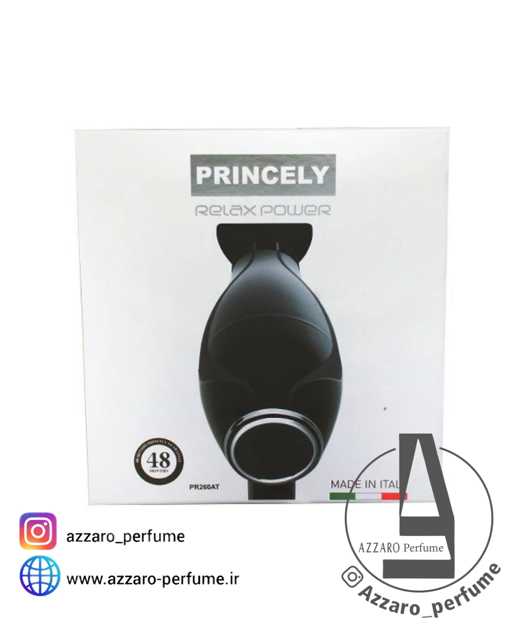سشوار حرفه ای پرینسلی Princely مدل PR260AT-فروشگاه اینترنتی آرایشی بهداشتی آزارو