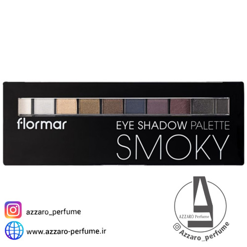 پالت سایه 10 رنگ اسموکی فلورمار Flormar-فروشگاه اینترنتی آرایشی بهداشتی آزارو در شیراز