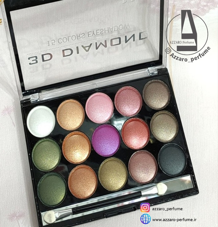 پالت سایه سه بعدی دودو گرل دیاموند ۱۵ رنگ DO DO GIRL-فروشگاه اینترنتی آرایشی بهداشتی آزارو در شیراز