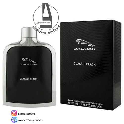 عطر ادکلن جگوار کلاسیک بلک مشکی حجم 100 میل-فروشگاه اینترنتی آرایشی بهداشتی آزارو 