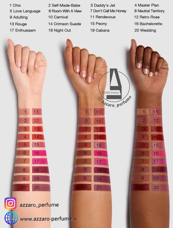 رژلب جامد مات love language شیگلم_فروشگاه اینترنتی آرایشی بهداشتی آزارو در شیراز