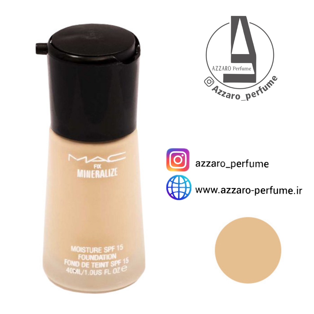 کرم پودر مک فیکس مدل MINERALIZE شماره 35 حجم 40 میلی لیتر-فروشگاه اینترنتی آرایشی بهداشتی آزارو