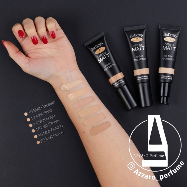 کرم پودر ایزادورا مدل Natural Matt شماره 16-فروشگاه اینترنتی آرایشی بهداشتی آزارو 
