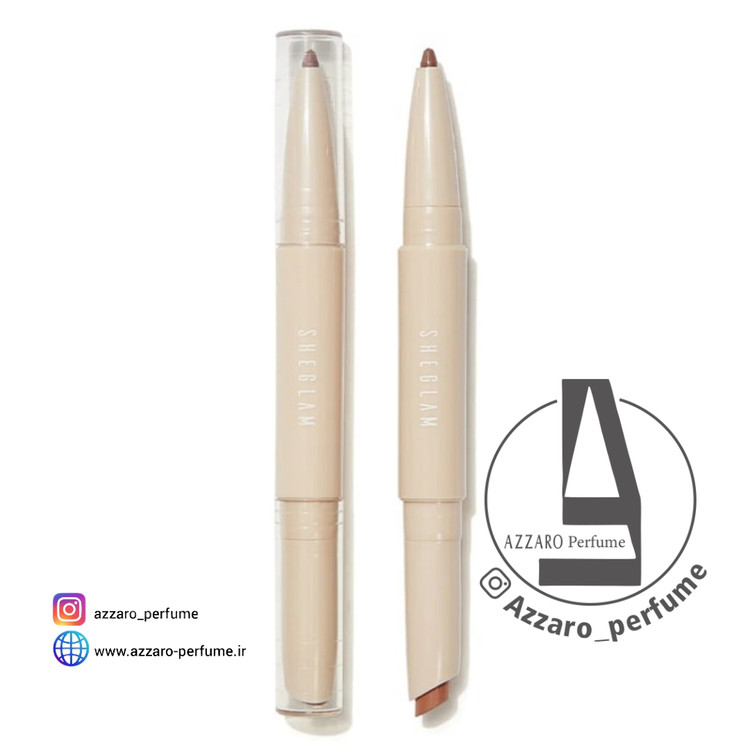 رژلب و خط لب دو سر شیگلم SHEGLAM رنگ macaron_فروشگاه اینترنتی آرایشی بهداشتی آزارو در شیراز