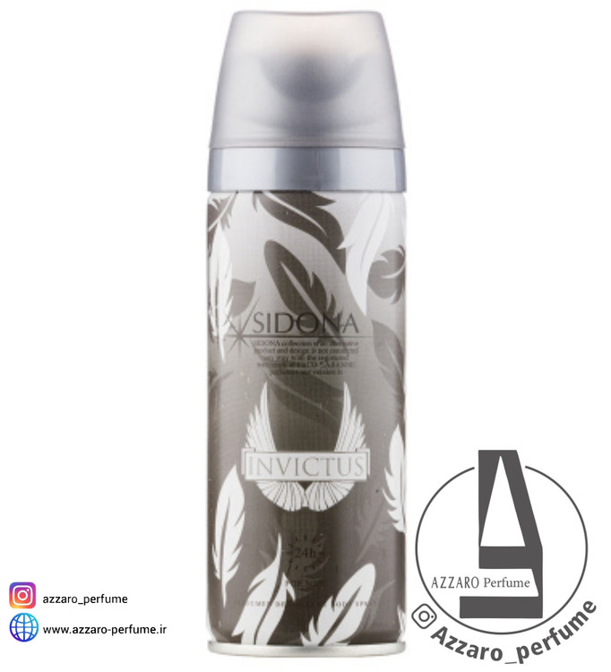 اسپری دئودورانت مردانه سیدونا مدل اینوکتوس Invictus حجم 200میل-فروشگاه اینترنتی آرایشی بهداشتی آزارو