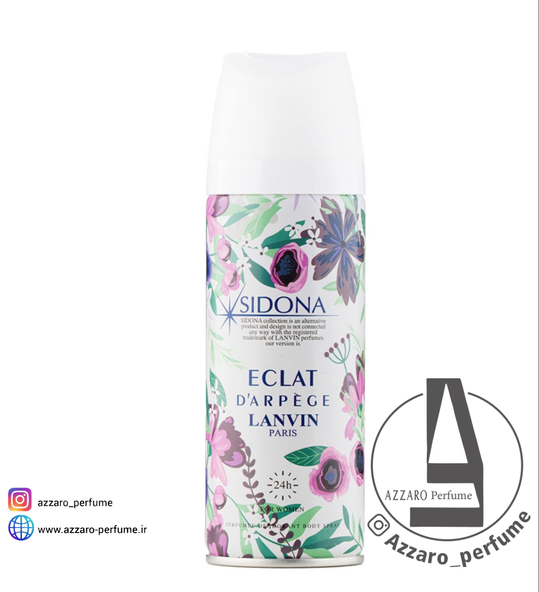 اسپری دئودورانت زنانه سیدونا مدل رایحه اکلت Eclat Darpege حجم 200میل-فروشگاه اینترنتی آرایشی بهداشتی آزارو