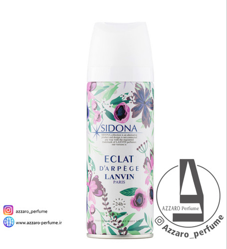 اسپری دئودورانت زنانه سیدونا مدل رایحه اکلت Eclat Darpege حجم 200میل-فروشگاه اینترنتی آرایشی بهداشتی آزارو