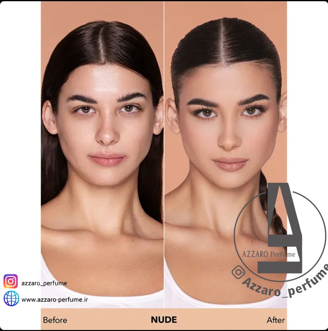 کرم پودر مات و بادوام شیگلم مدل Complexion Pro رنگ Nude حجم 30 میل_فروشگاه اینترنتی آرایشی بهداشتی آزارو