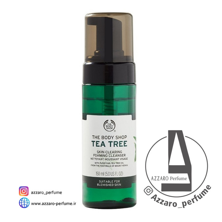 فوم شوینده تی تری بادی شاپ حجم 150 میل-فروشگاه اینترنتی آرایشی بهداشتی آزارو