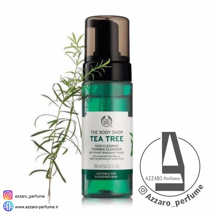فوم شوینده تی تری بادی شاپ حجم 150 میل-فروشگاه اینترنتی آرایشی بهداشتی آزارو