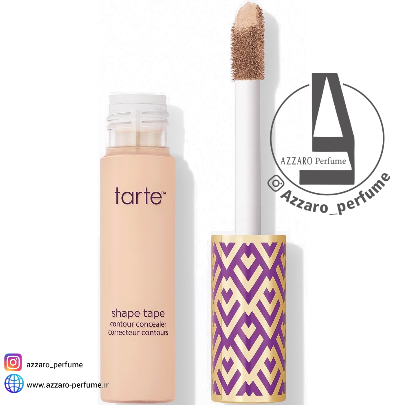 کانسیلر تارت Tarte Shape Tape شماره 22B رنگ بژ روشن حجم 10 میل-فروشگاه اینترنتی آرایشی بهداشتی آزارو