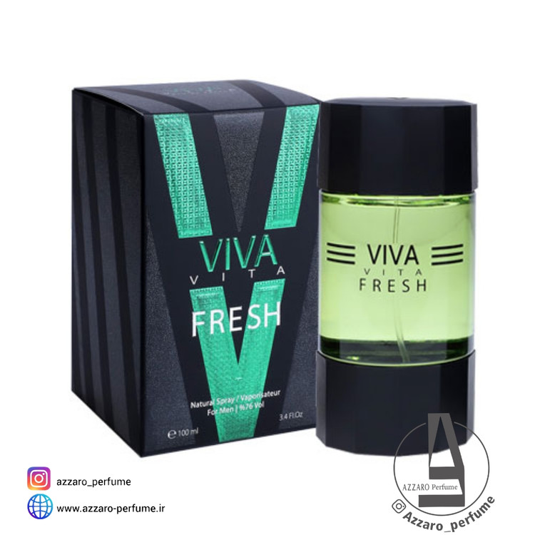 ادکلن مردانه فرش ویوا ویتا حجم 100 میل-فروشگاه اینترنتی آرایشی بهداشتی آزارو 