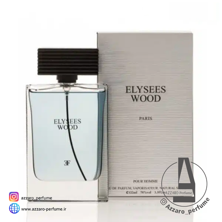 ادکلن الیزه فشن وود مردانه Elysees fashion Wood حجم 100 میل-فروشگاه اینترنتی آرایشی بهداشتی آزارو 