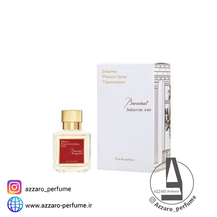 ادکلن باکارات رژ 540 جانوین - جکوینز (Jackwins - Johnwin Baccarat Rouge 540)حجم 100 میل-فروشگاه اینترنتی آرایشی بهداشتی آزارو