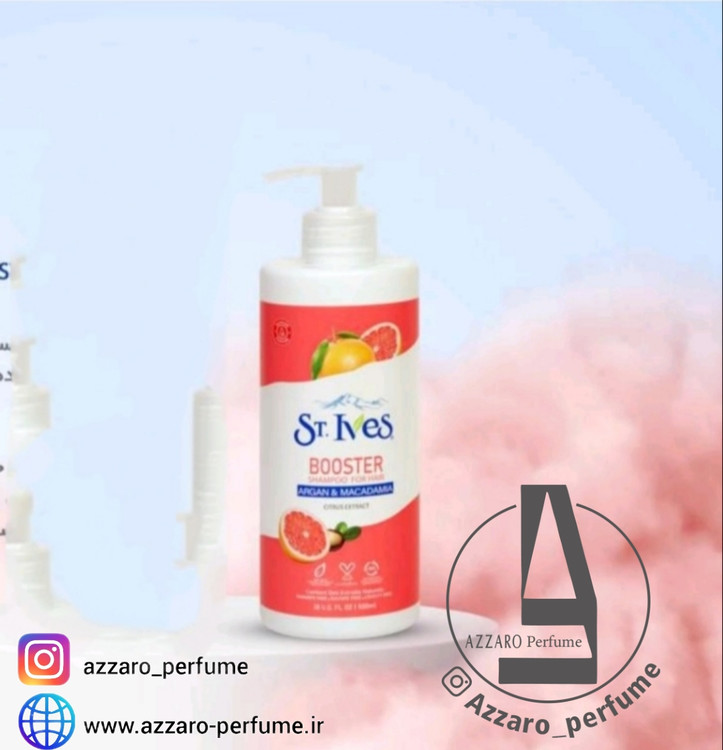 شامپو فری سولفات BOOSTER تقویت کننده روغن آرگان و ماکادمیا برند سنت ایوز حجم 500 میل-فروشگاه اینترنتی آرایشی بهداشتی آزارو