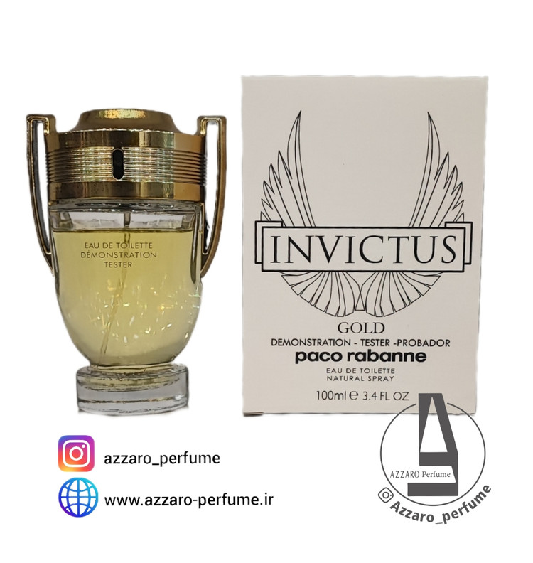 تستر ادکلن اینوکتوس گلد پاکو رابان حجم 100 میل -فروشگاه اینترنتی آرایشی بهداشتی آزارو