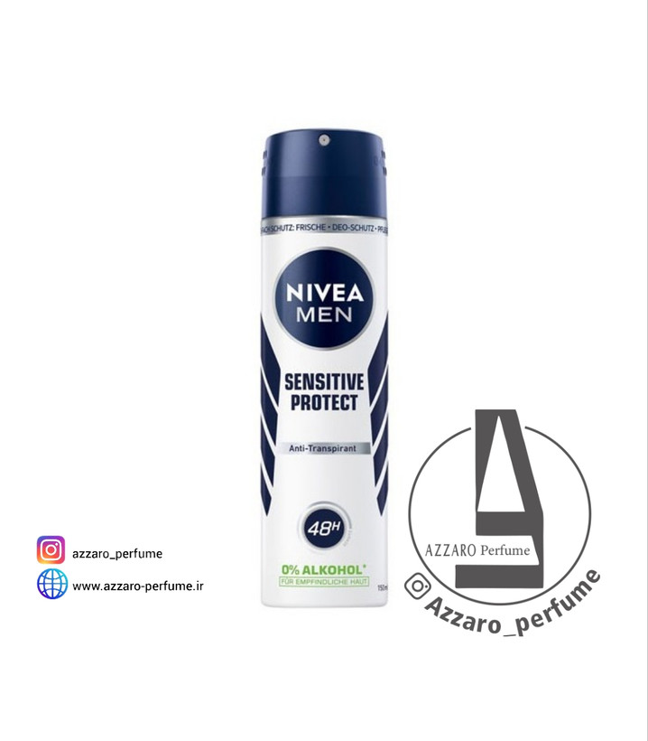 اسپری بدن نیوآ سنستیو پروتکت Sensitive Protect حجم 150 میل-فروشگاه اینترنتی آرایشی بهداشتی آزارو 