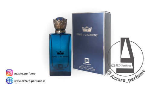 ادکلن مردانه King De Jackwins کینگ د جکوین Jackwins جانوین Johnwin حجم 100 میل-فروشگاه اینترنتی آرایشی بهداشتی آزارو