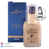 کرم پودر لوسمنت SPF30 حاوی روغن آرگان و آلوئه ورا شماره L203 حجم 30 میل-فروشگاه اینترنتی آرایشی بهداشتی آزارو