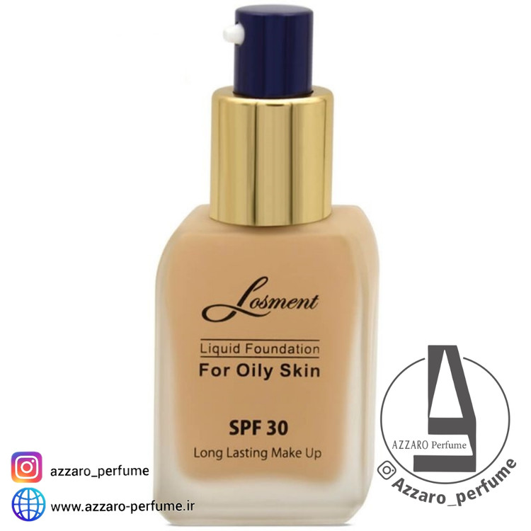 کرم پودر شیشه ای فاقد چربی لوسمنت شماره 214 حجم ۳۵ میلی لیتر-فروشگاه اینترنتی آرایشی بهداشتی آزارو