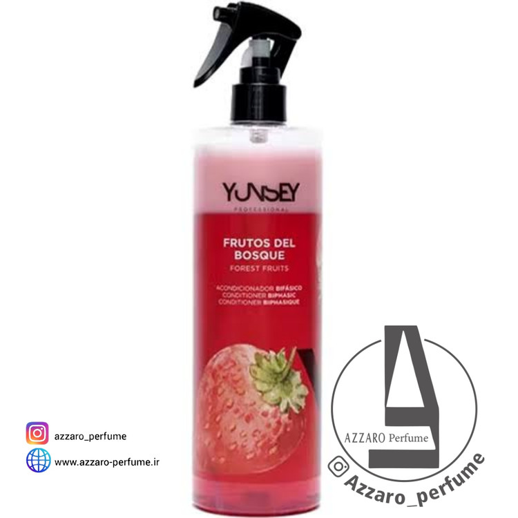 اسپری دو فاز نرم کننده عصاره توت فرنگی یانسی 500ml اسپانیایی-فروشگاه اینترنتی آرایشی بهداشتی آزارو