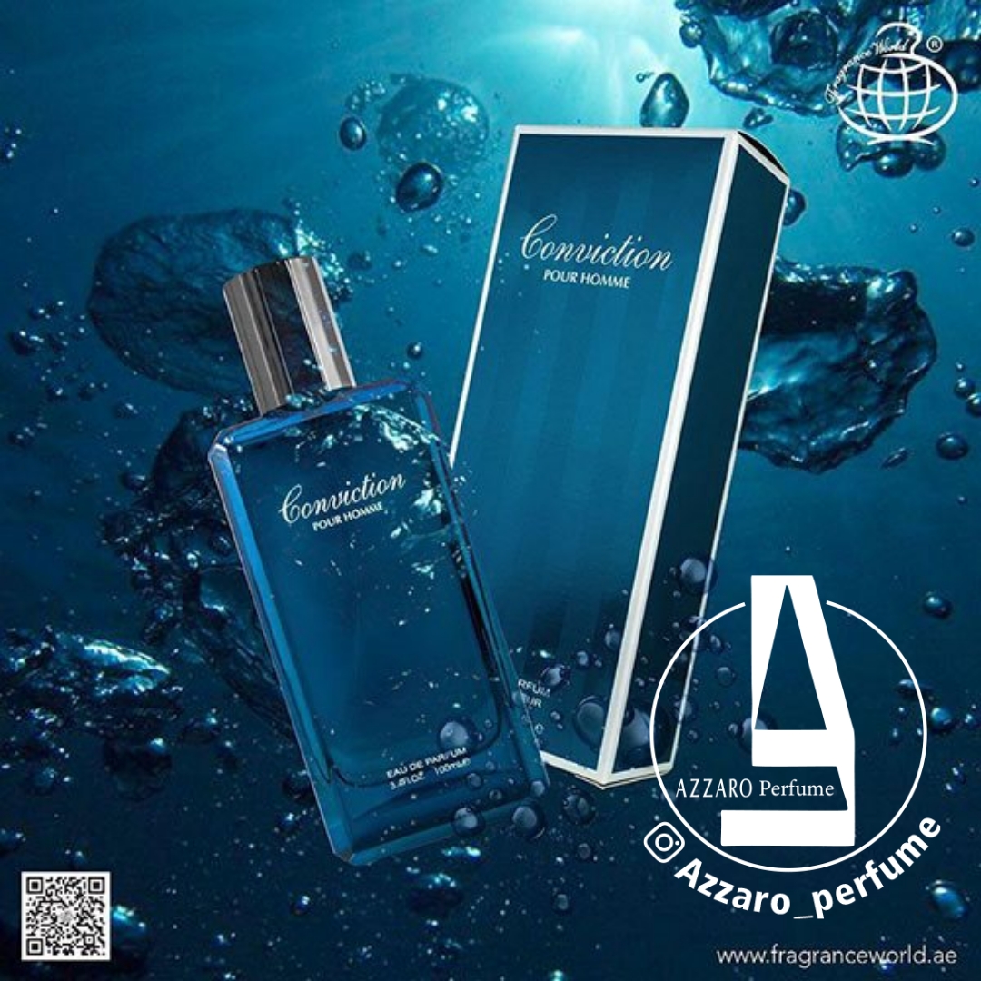 ادکلن مردانه دیویدوف کول واتر فراگرنس ورد کانویکشن Fragrance World Davidoff Cool Water حجم 100 میل