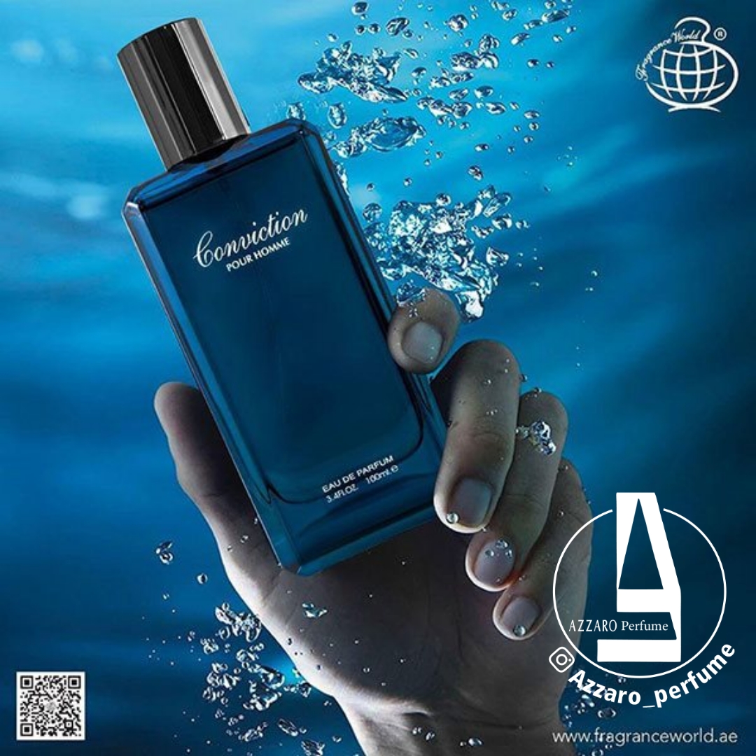 ادکلن مردانه دیویدوف کول واتر فراگرنس ورد کانویکشن Fragrance World Davidoff Cool Water حجم 100 میل