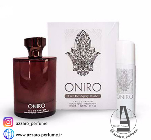 ادکلن مردانه فراگرنس ورد مدل اونیرو حجم 100 میل -فروشگاه اینترنتی آرایشی بهداشتی آزارو