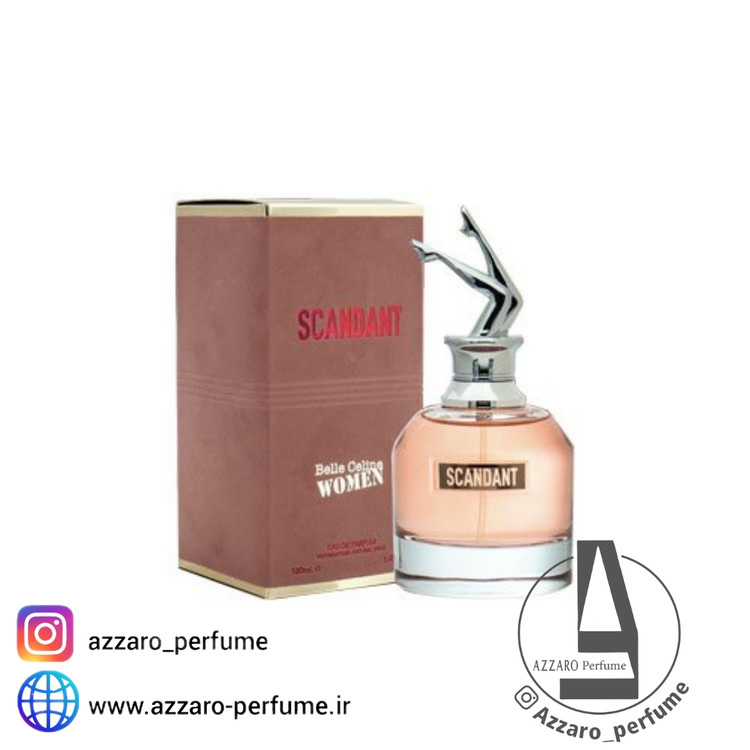 ادکلن زنانه ژان پل گوتیه اسکندل فراگرنس ورد (Fragrance World Jean Paul Gaultier Scandal) حجم 100 میل -فروشگاه اینترنتی آرایشی بهداشتی آزارو