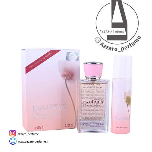 ادکلن اویدنس زنانه (رایحه ایو روشه اویدنس) فرگرانس ورد حجم 80 میل -فروشگاه اینترنتی آرایشی بهداشتی آزارو