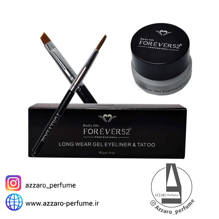 خط چشم مشکی ژله ای فور اور 52 forever -فروشگاه اینترنتی آرایشی بهداشتی آزارو