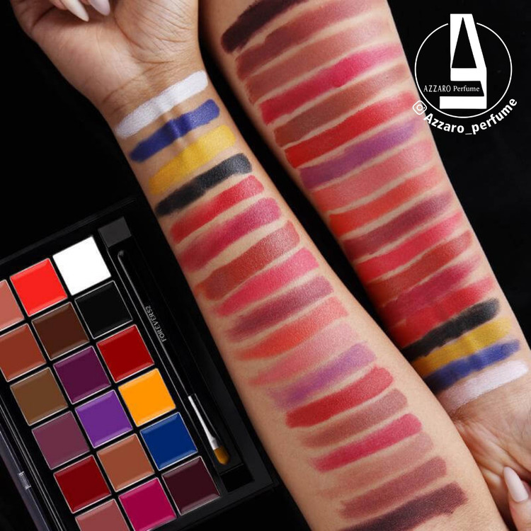 پالت رژ لب 18 رنگ فوراور 52 forever حجم 36 گرم -فروشگاه اینترنتی آرایشی بهداشتی آزارو