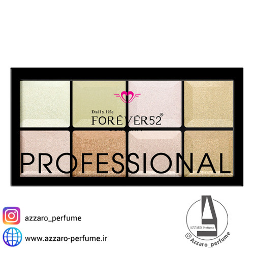 پالت هایلایتر 8 رنگ فور اور 52 forever -فروشگاه اینترنتی آرایشی بهداشتی آزارو