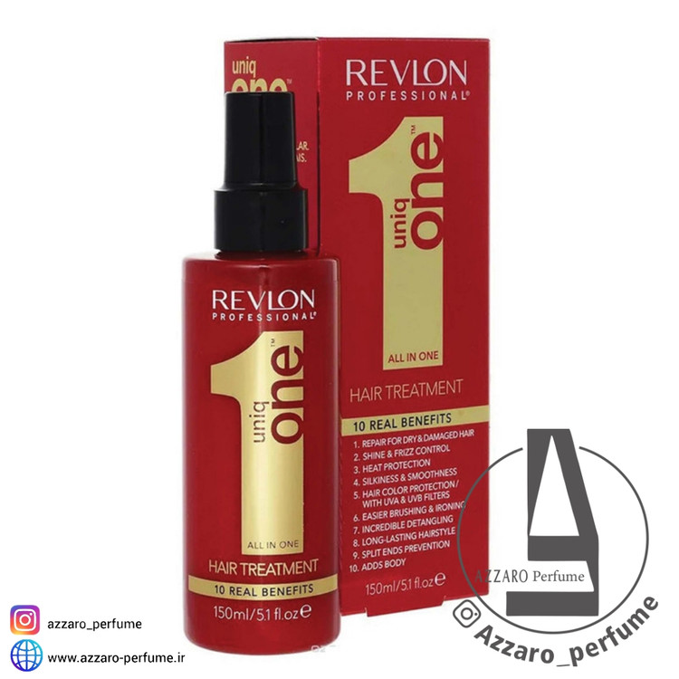 اسپری موی رولون ۱۰ کاره یونیک وان حجم ۱۵۰ میل-فروشگاه اینترنتی آرایشی بهداشتی آزارو