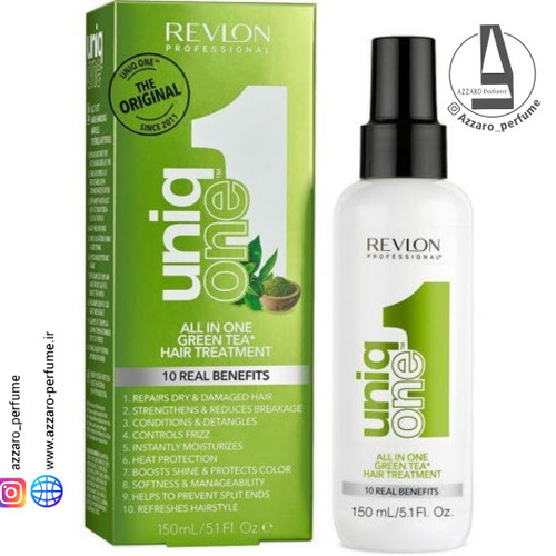 اسپری مو 10 کاره چای سبز یونیک وان رولون حجم 150 میل-فروشگاه اینترنتی آرایشی بهداشتی آزارو