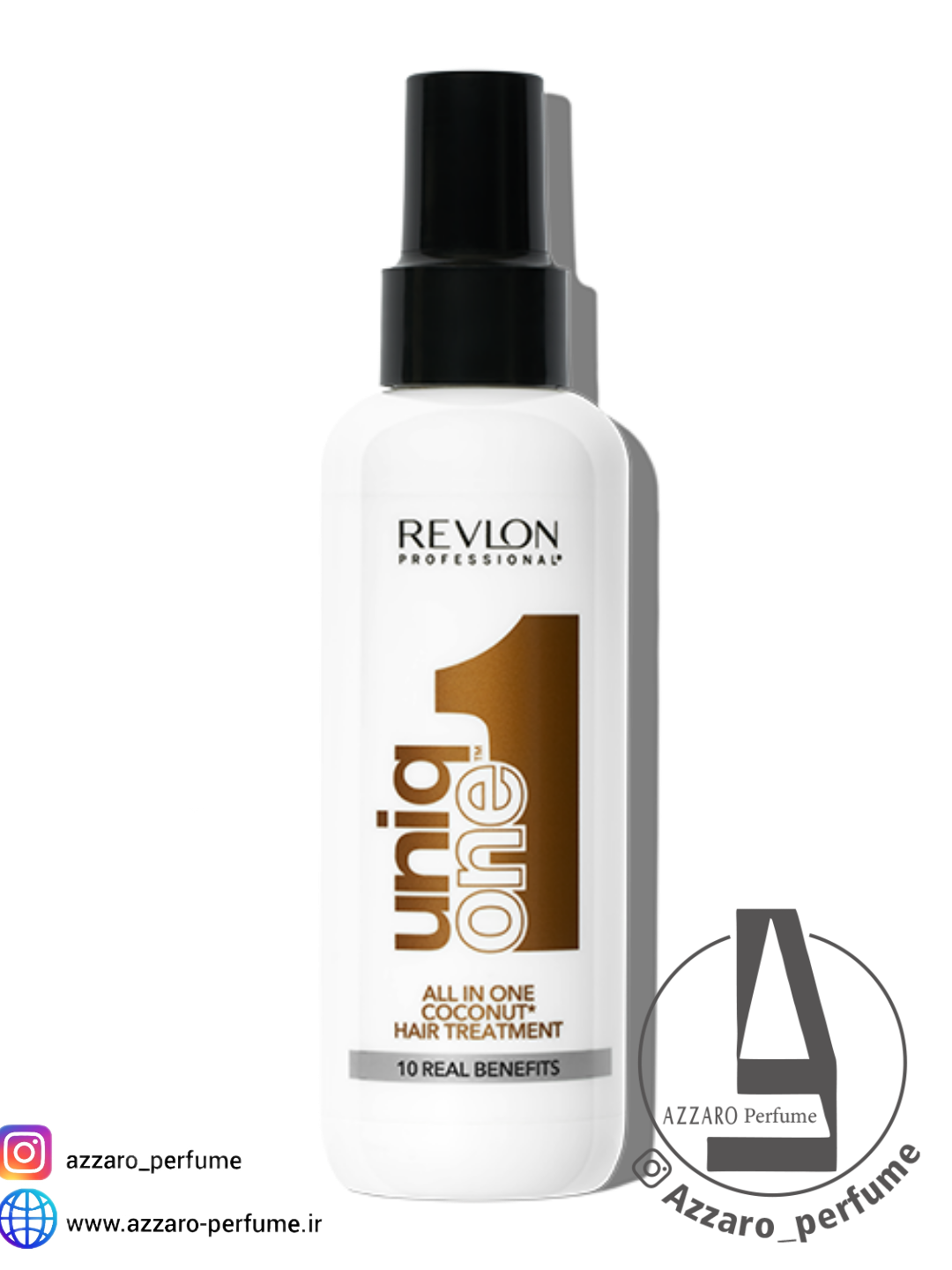 اسپری مو 10 کاره نارگیل یونیک وان رولون حجم 150 میل -فروشگاه اینترنتی آرایشی بهداشتی آزارو